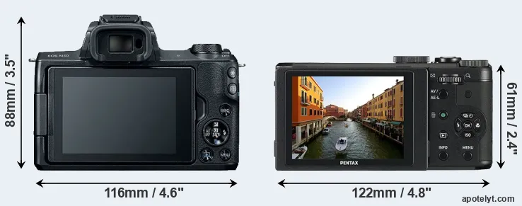 Comparison M50 or MX-1 rear