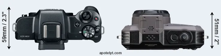 Compare M50 versus WG-1000 top