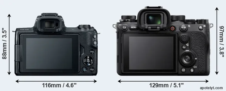Comparison M50 or A1 rear