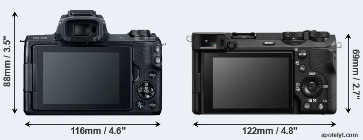 Comparison M50 or A6700 rear