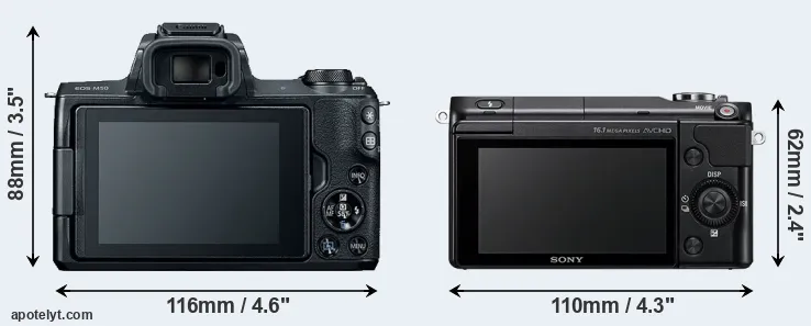 Comparison M50 or NEX-3N rear