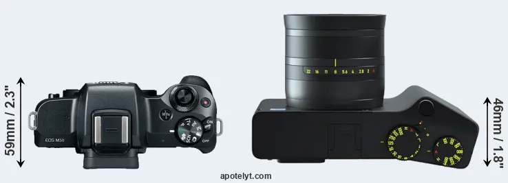 Compare M50 versus ZX1 top