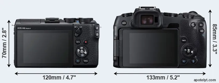 Comparison M6 Mark II or RP rear