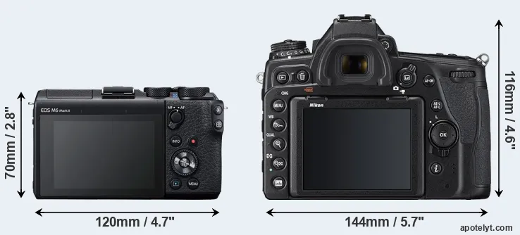 Comparison M6 Mark II or D780 rear