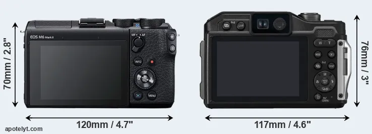 Comparison M6 Mark II or FT7 rear