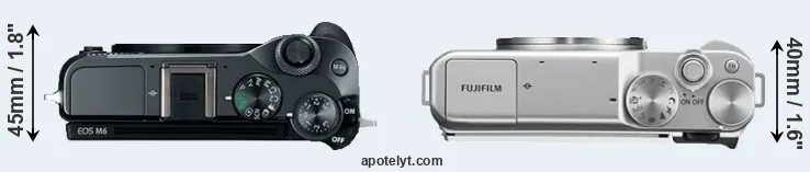 Compare M6 versus X-A10 top