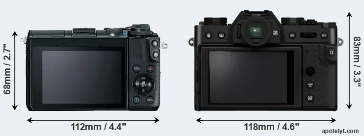 Comparison M6 or X-T30 II rear