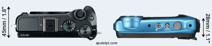 Compare M6 versus XP130 top