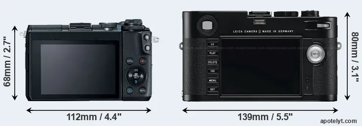 Comparison M6 or M Typ 240 rear