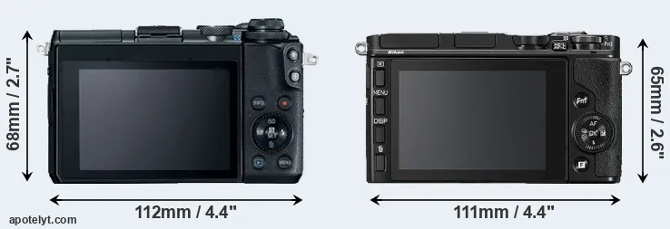 Comparison M6 or V3 rear