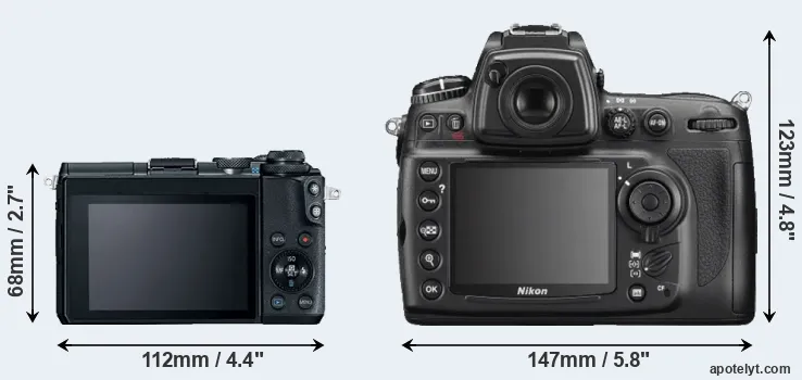Comparison M6 or D700 rear