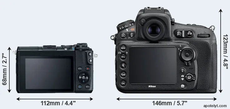 Comparison M6 or D810 rear