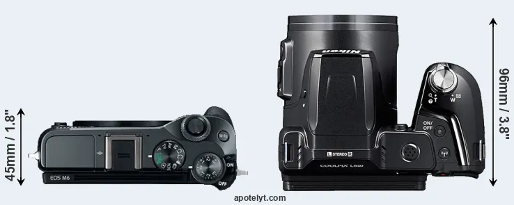 Compare M6 versus L840 top