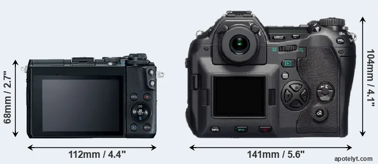 Comparison M6 or E-1 rear
