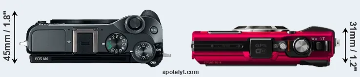 Compare M6 versus TG-4 top