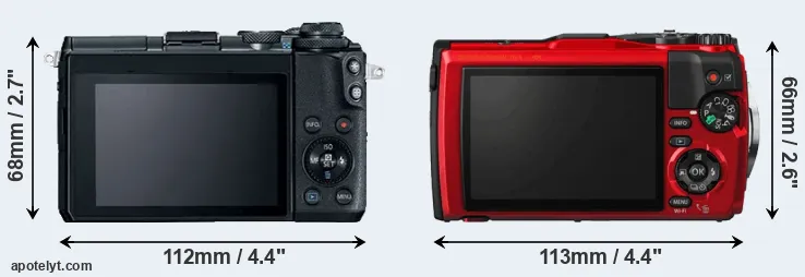 Comparison M6 or TG-5 rear