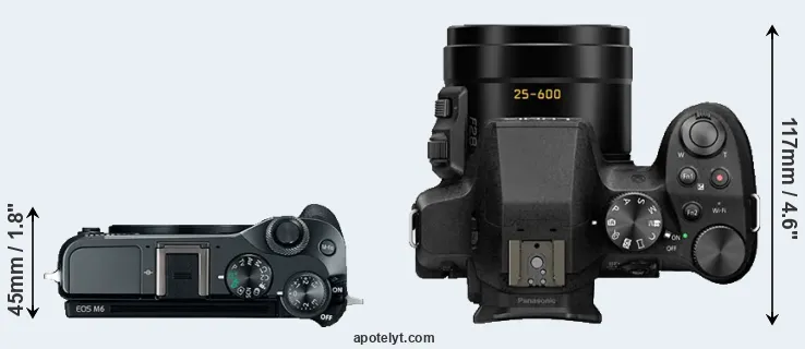 Compare M6 versus FZ300 top