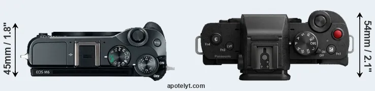 Compare M6 versus G110 top