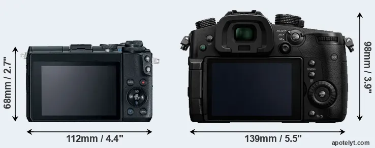 Comparison M6 or GH5 rear
