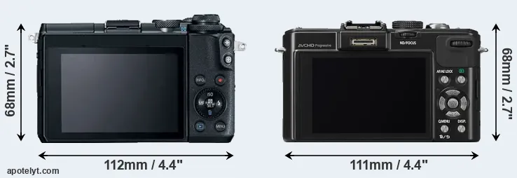 Comparison M6 or LX7 rear