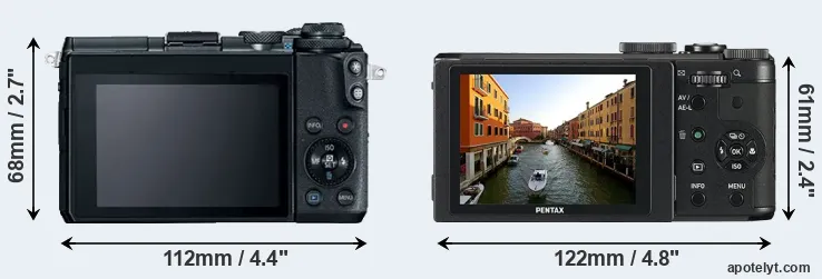 Comparison M6 or MX-1 rear