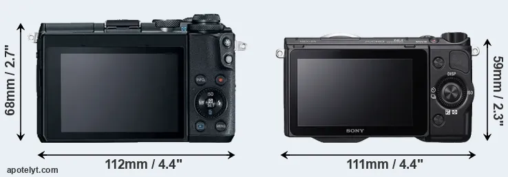 Comparison M6 or NEX-5R rear