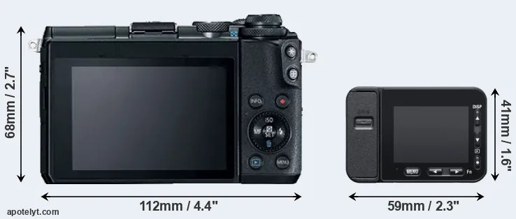 Comparison M6 or RX0 II rear