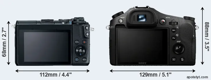 Comparison M6 or RX10 rear