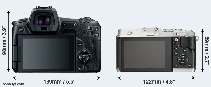 Comparison Canon R or E-P5 rear