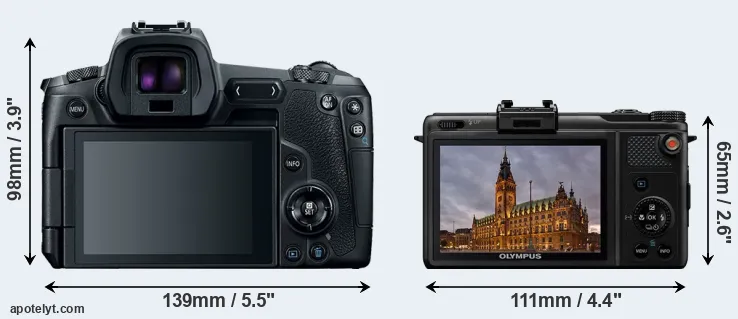 Comparison Canon R or XZ-1 rear
