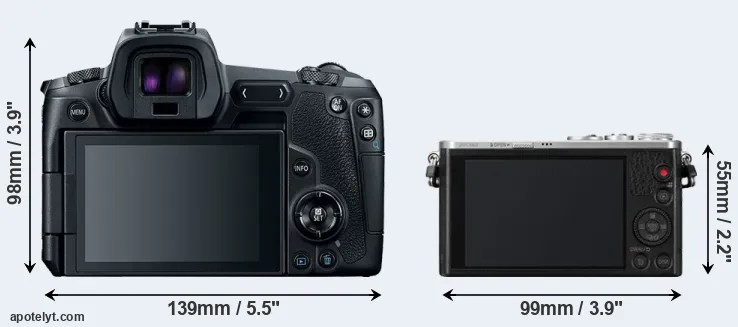 Comparison Canon R or GM1 rear