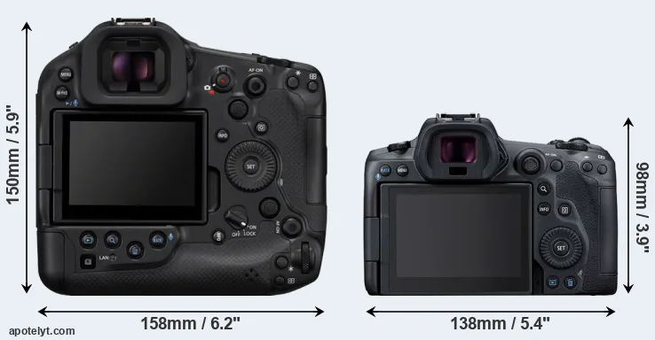 Comparison R1 or R5 rear