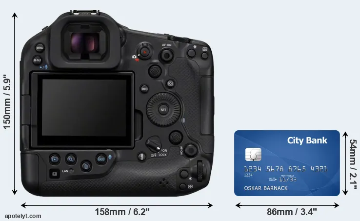 R1 and credit card rear side