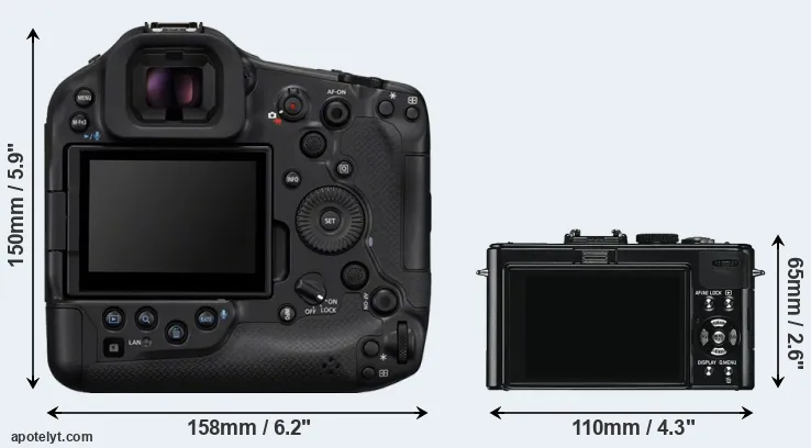 Comparison R1 or D-LUX 5 rear