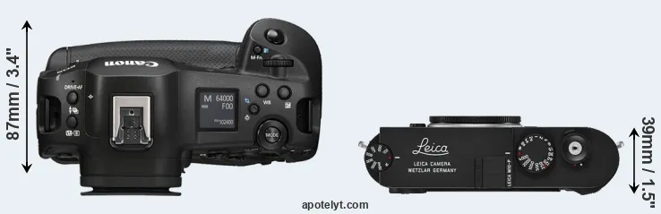 Compare R1 versus M10-P top