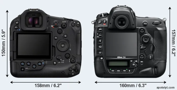 Comparison R1 or D4 rear