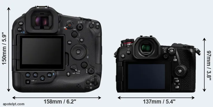 Comparison R1 or G9 rear