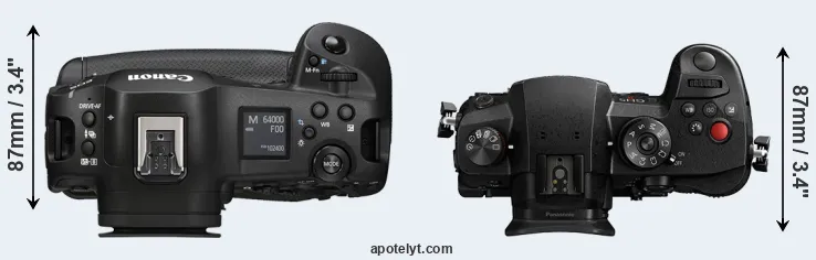 Compare R1 versus GH5 II top