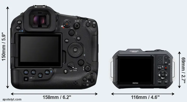 Comparison R1 or WG-1000 rear