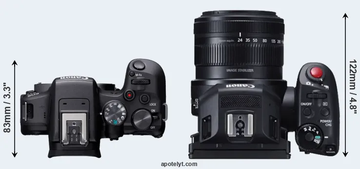 Compare R10 versus XC10 top