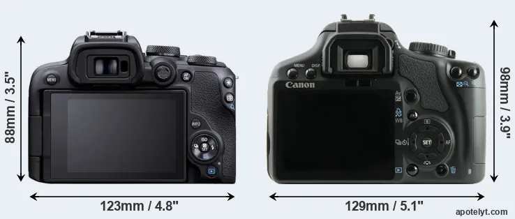 Comparison R10 or XSi rear
