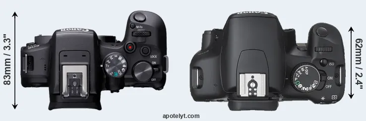 Compare R10 versus XSi top