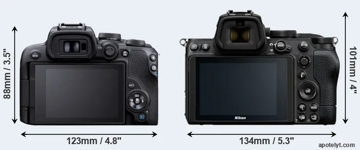 Comparison R10 or Z5 rear