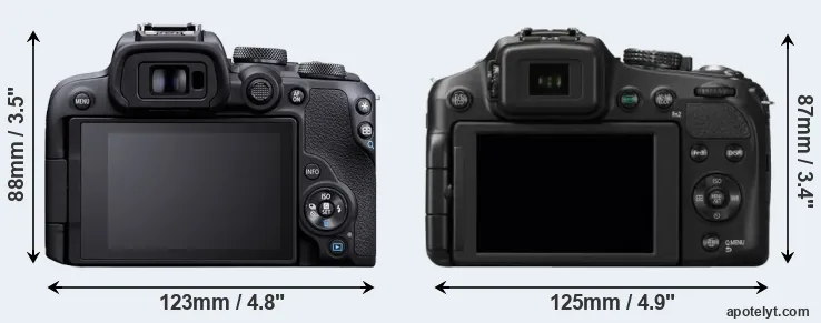 Comparison R10 or FZ200 rear