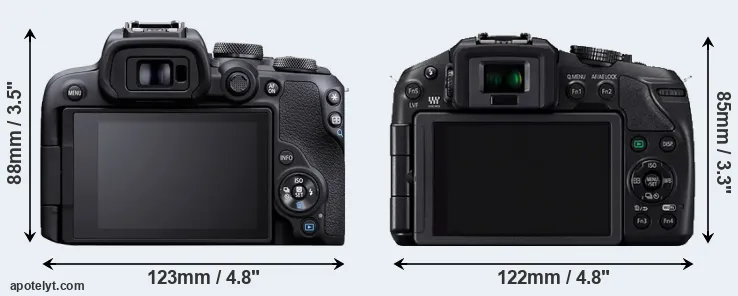 Comparison R10 or G6 rear