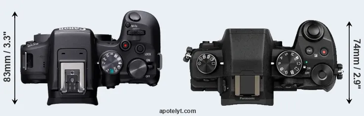 Compare R10 versus G80 top