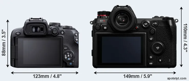 Comparison R10 or S1R rear