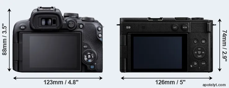Comparison R10 or S9 rear