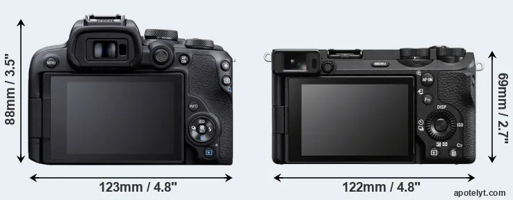Comparison R10 or A6700 rear