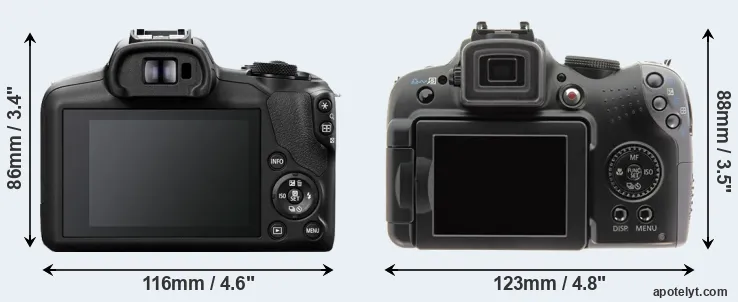 Comparison R100 or SX10 rear